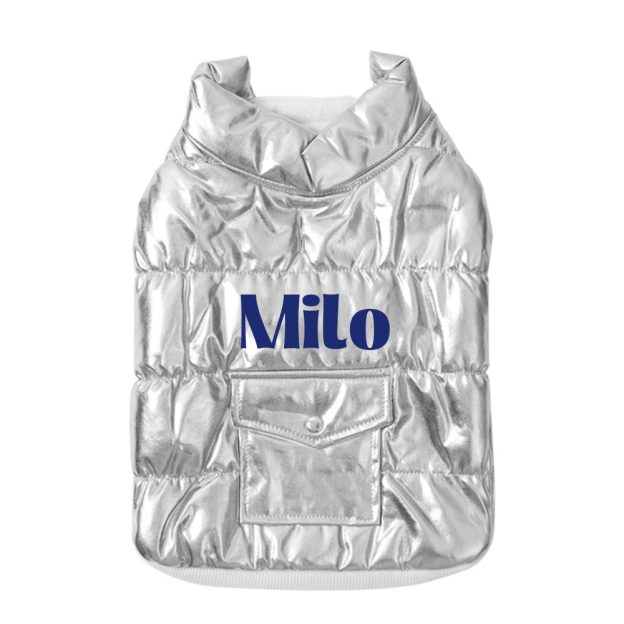 Personalized Pet Winter Warm Windproof Puffer Jacket | BKPet267