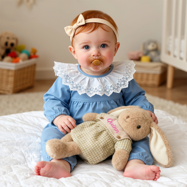 Personalized Baby Gift Adorable Soft Bunny Rabbit | CWToy166