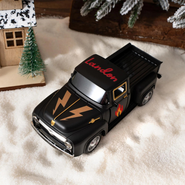 Personalized Toy Pickup Truck Custom Name & Pattern | CWToy167