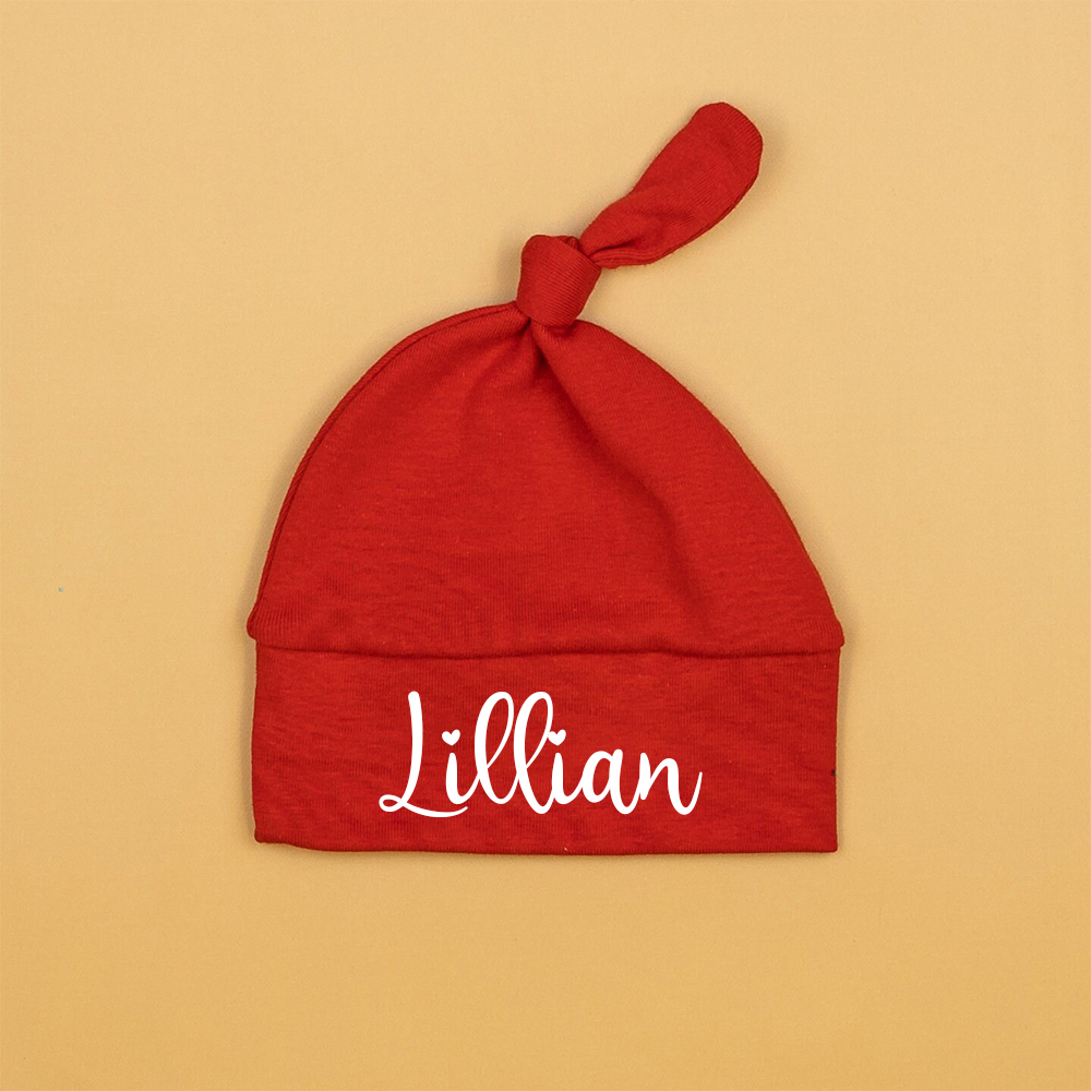 Personalized Baby First Valentine Romper and Hat Set | CWBaby376