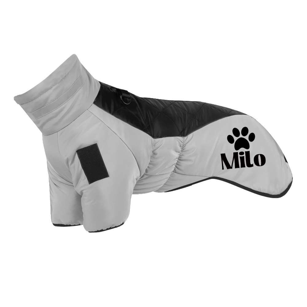 Personalized Pet Winter Warm Windproof Large Puffer Jacket | BKPet281