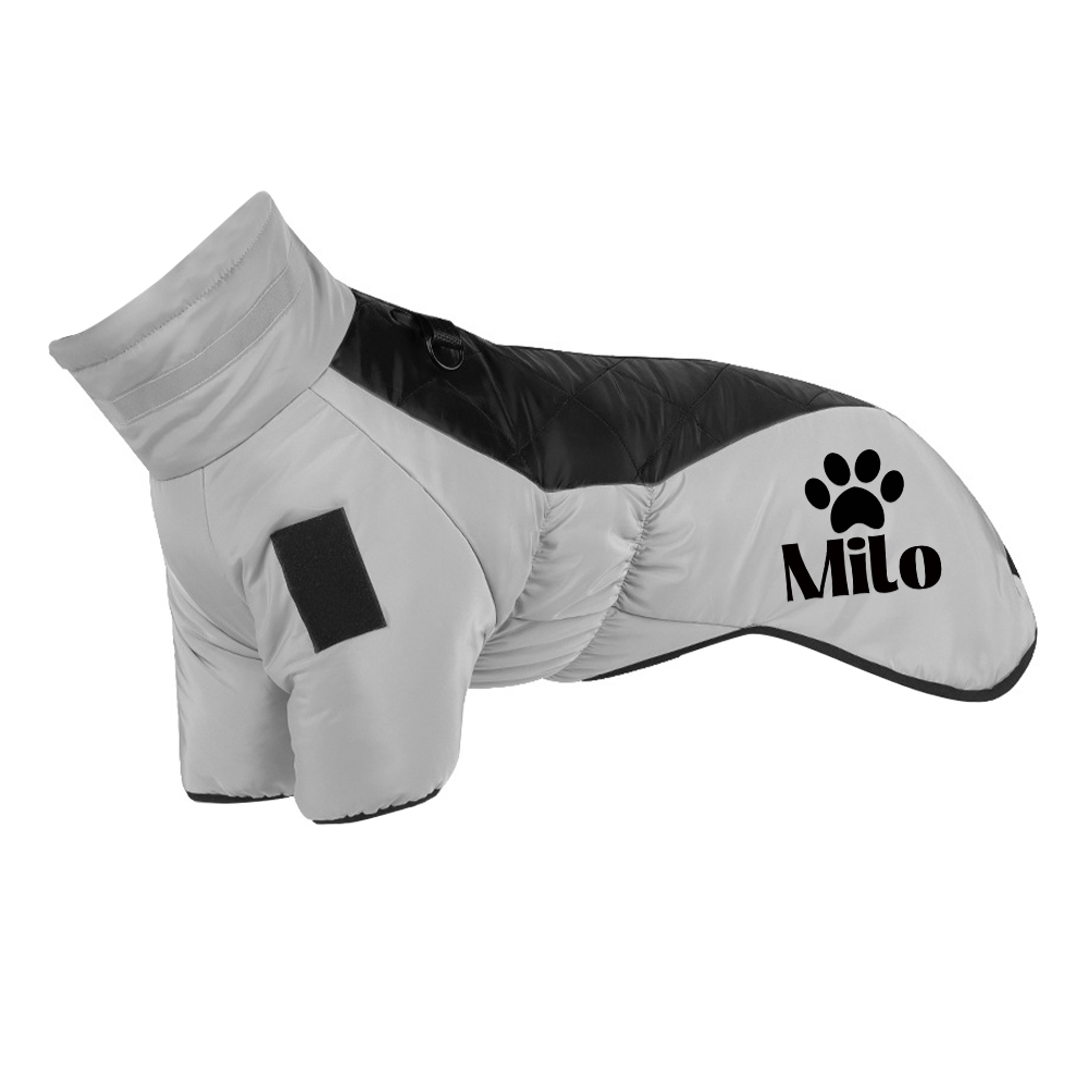 Personalized Pet Winter Warm Windproof Large Puffer Jacket | BKPet281