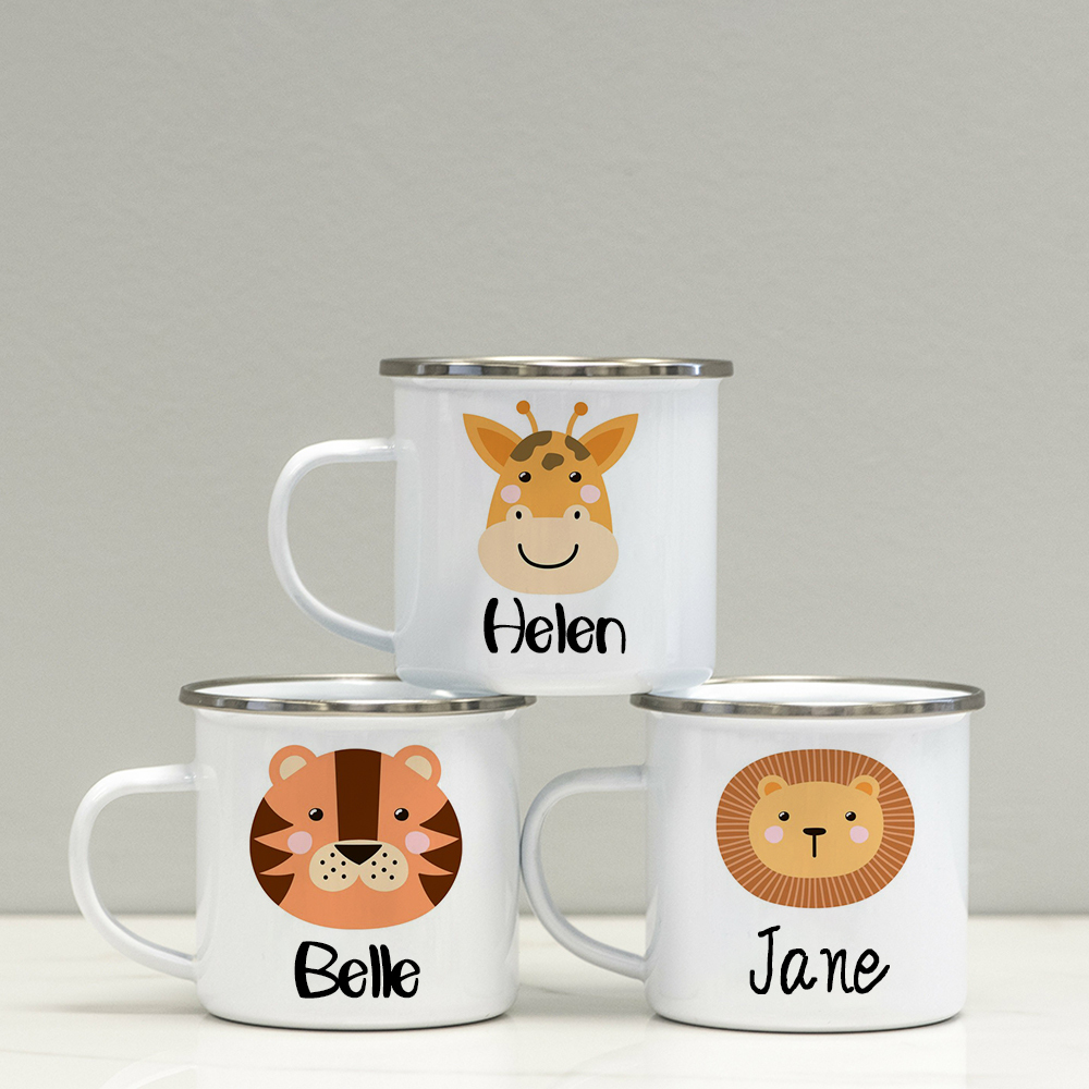 Personalised 12oz Animal Mugs for Kids  | KidMug10