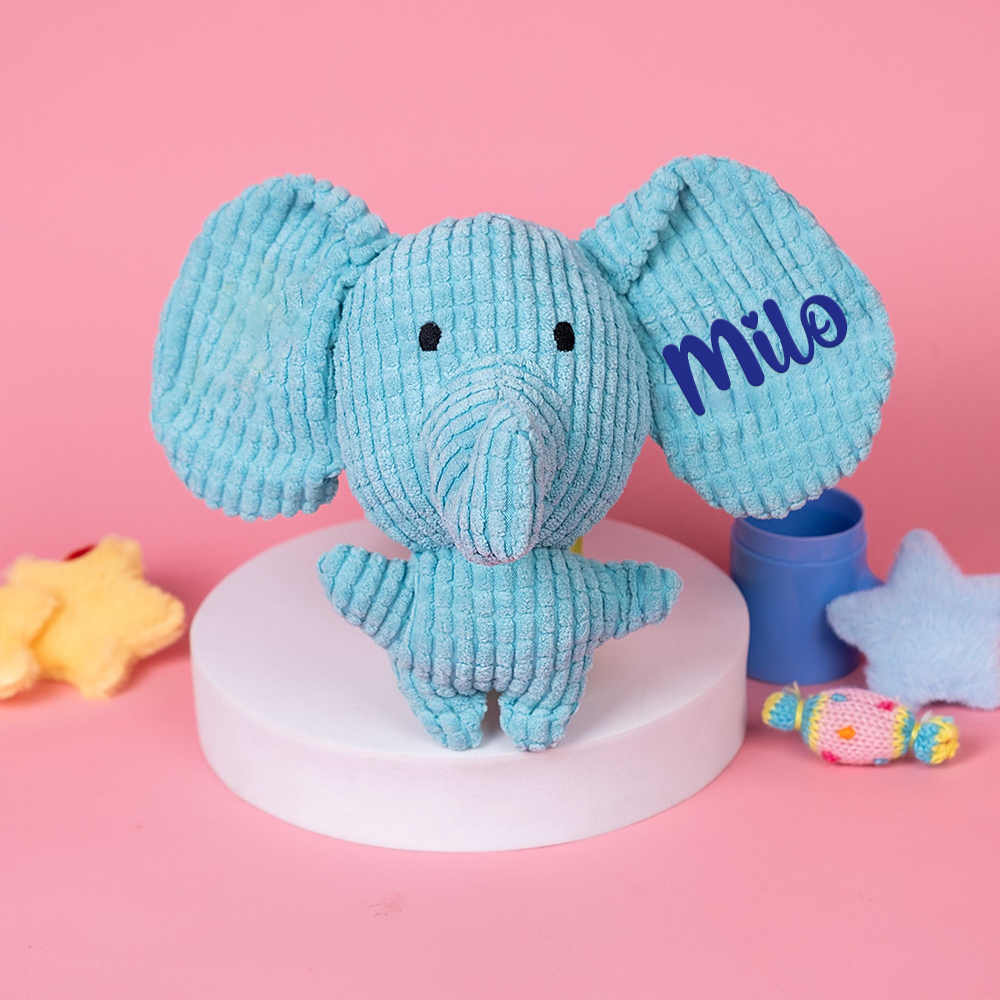 Personalized Pet Unique Elephant Squeaky Toy | BKPet294
