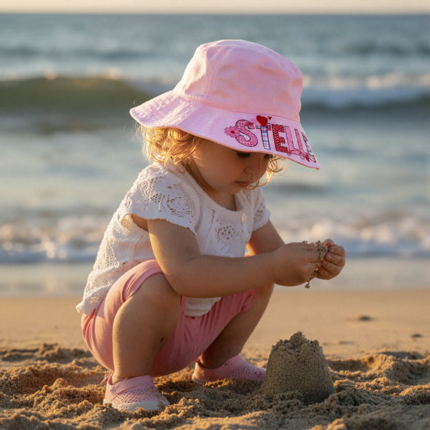 Personalized Valentine's Summer Sun Protection Bucket Hat | ValGift01