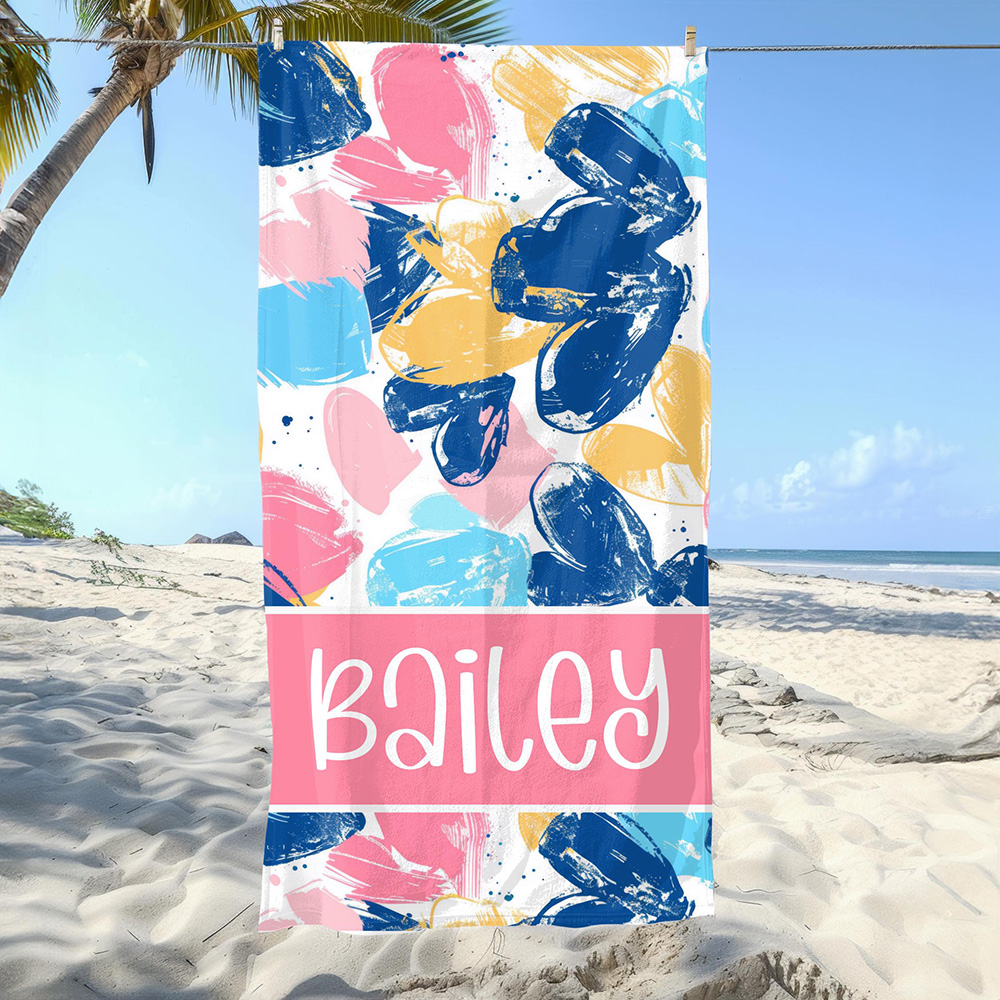 Personalized Lovely Kid Towel for Summer & Beach | CWTowel187