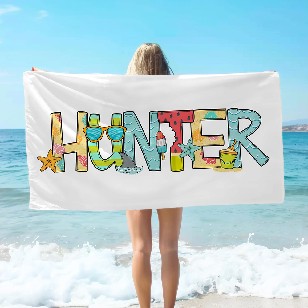 Personalized Lovely Kid Towel for Summer & Beach | CWTowel189