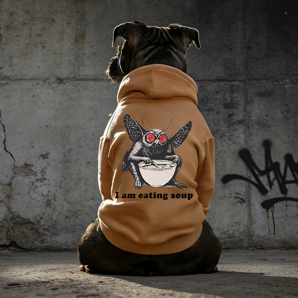 I Am Eating Soup Puppy Hoodie | BKPet318
