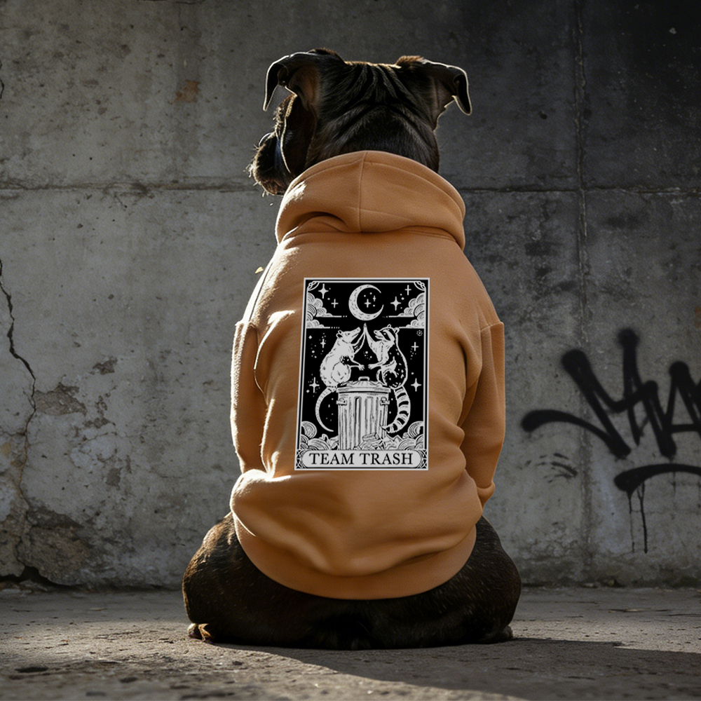 TEAM TRASH Puppy Hoodie | BKPet322