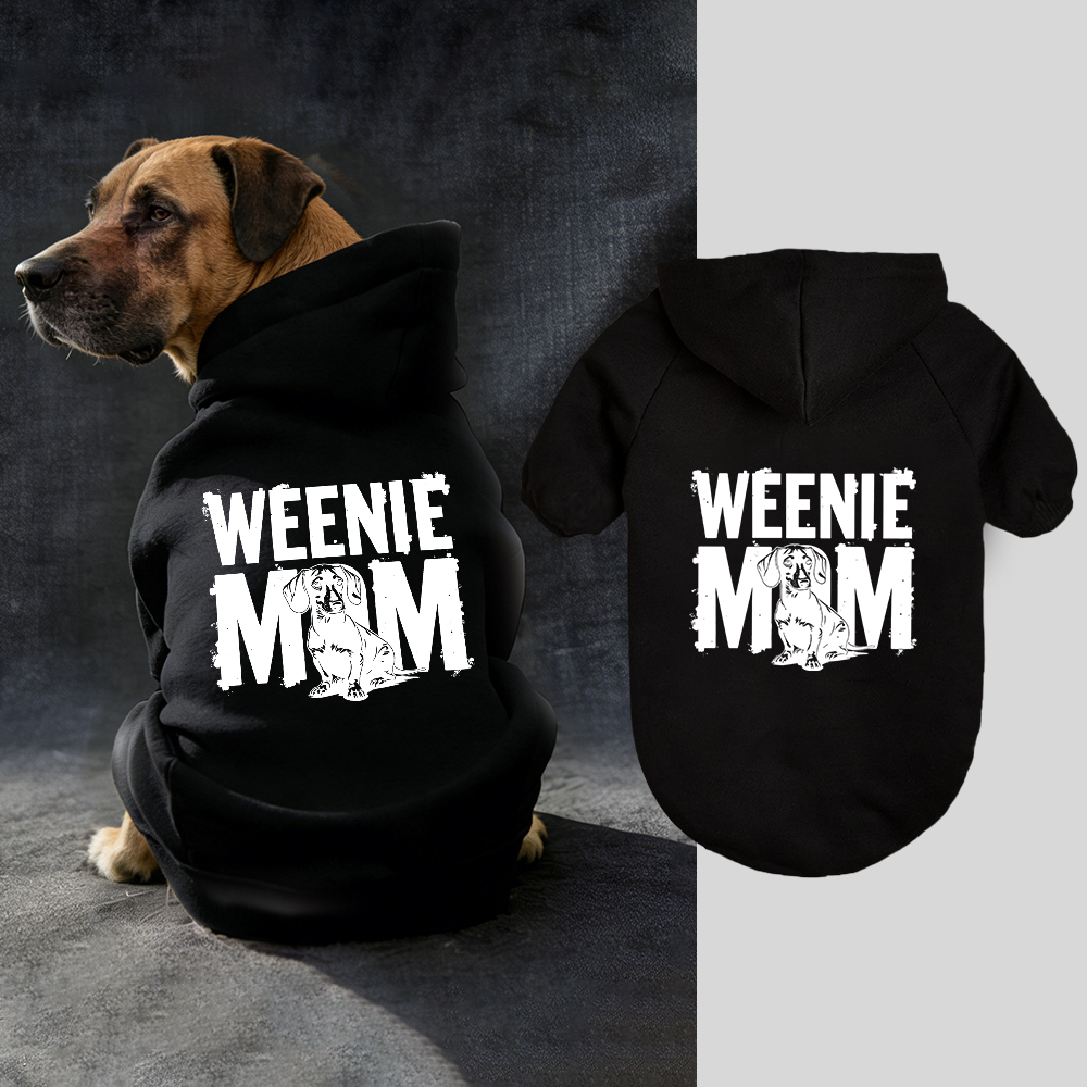WEENIE MOM Puppy Hoodie | BKPet336