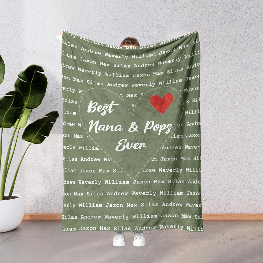 Personalized Love Mom Blanket for Comfort & Unique | CWMom18