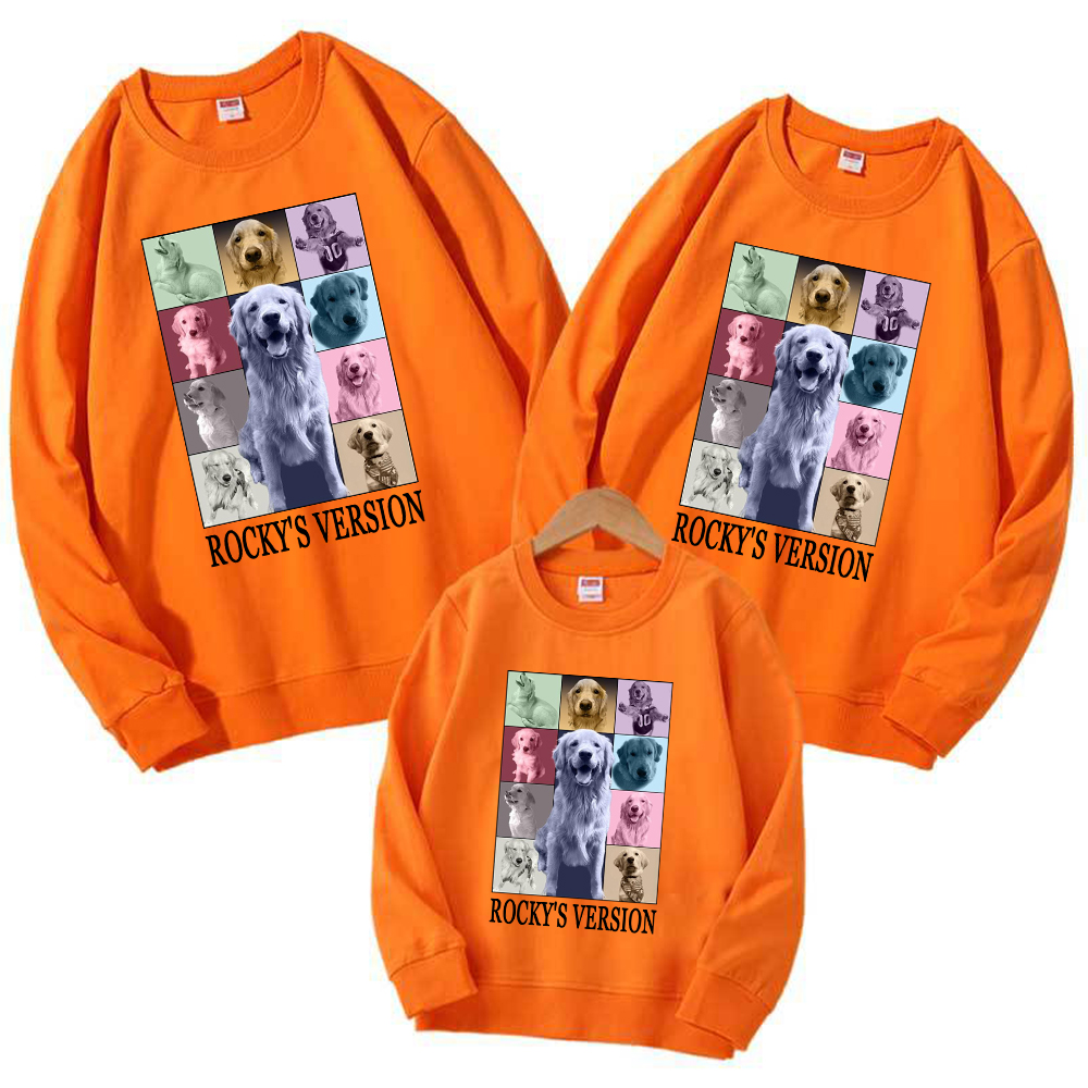 Personalized Pet Version Collage Crew Neck Sweatshirt | BKPet352