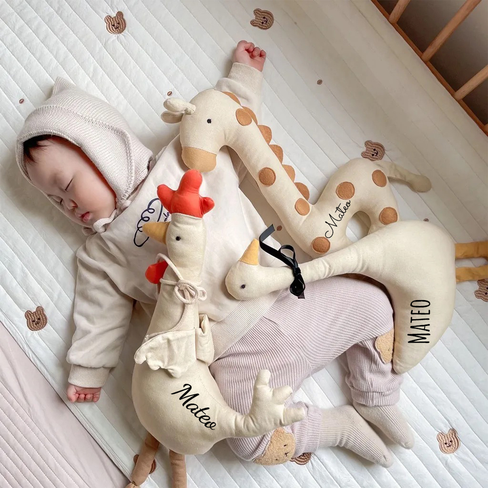 Personalized Nordic Cotton Soft Baby Safe Animal Toy | CWToy174