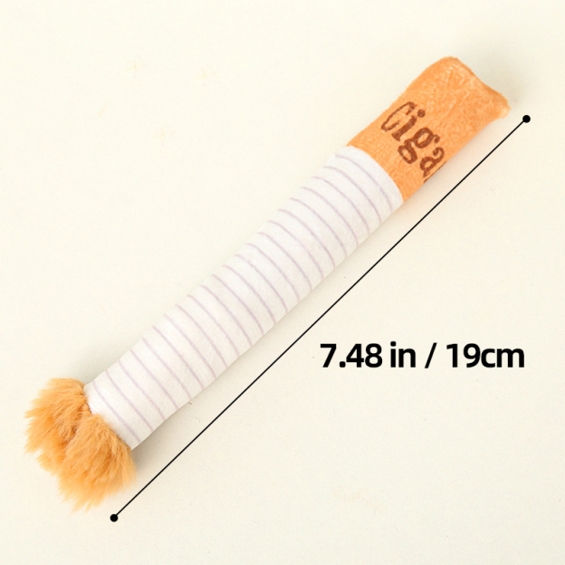 Creative Cigarette Interactive squeaky Plush Dog Toy Set | BKPet384