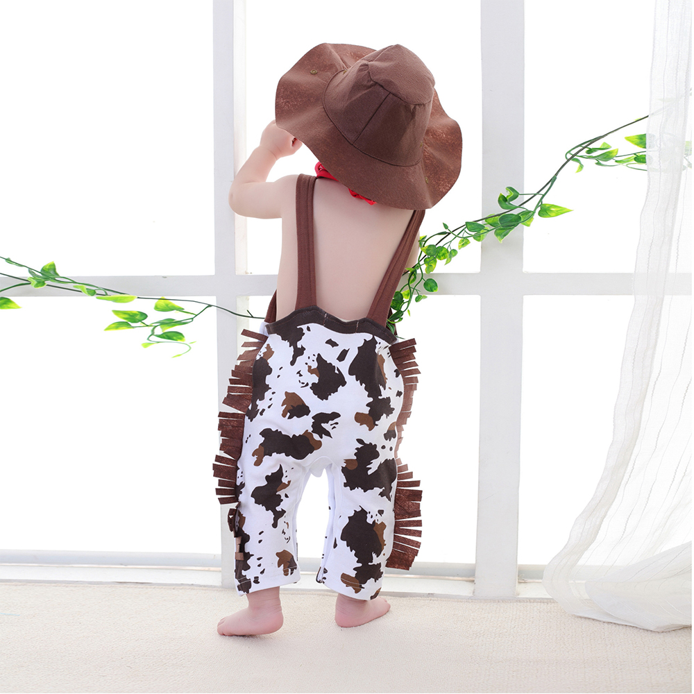 Personalized Toddler Cowboy Brown Western Rodeo Outfit Set | CWBaby400