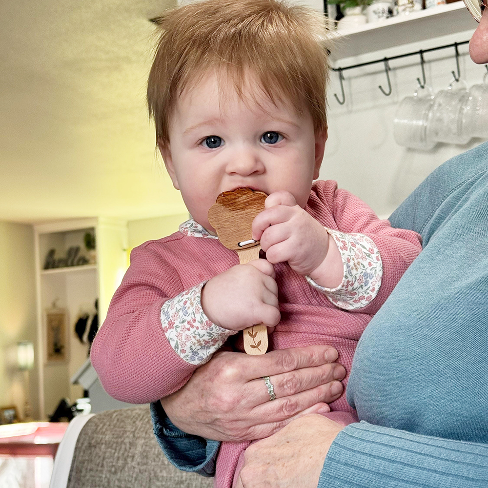 Personalized Wooden Baby Montessori Music Toy | CWToy175
