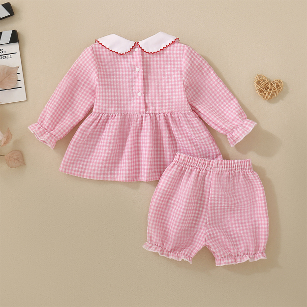 Personalized Baby Girl Valentine's Day Lovely Outfit Set | ValGift17