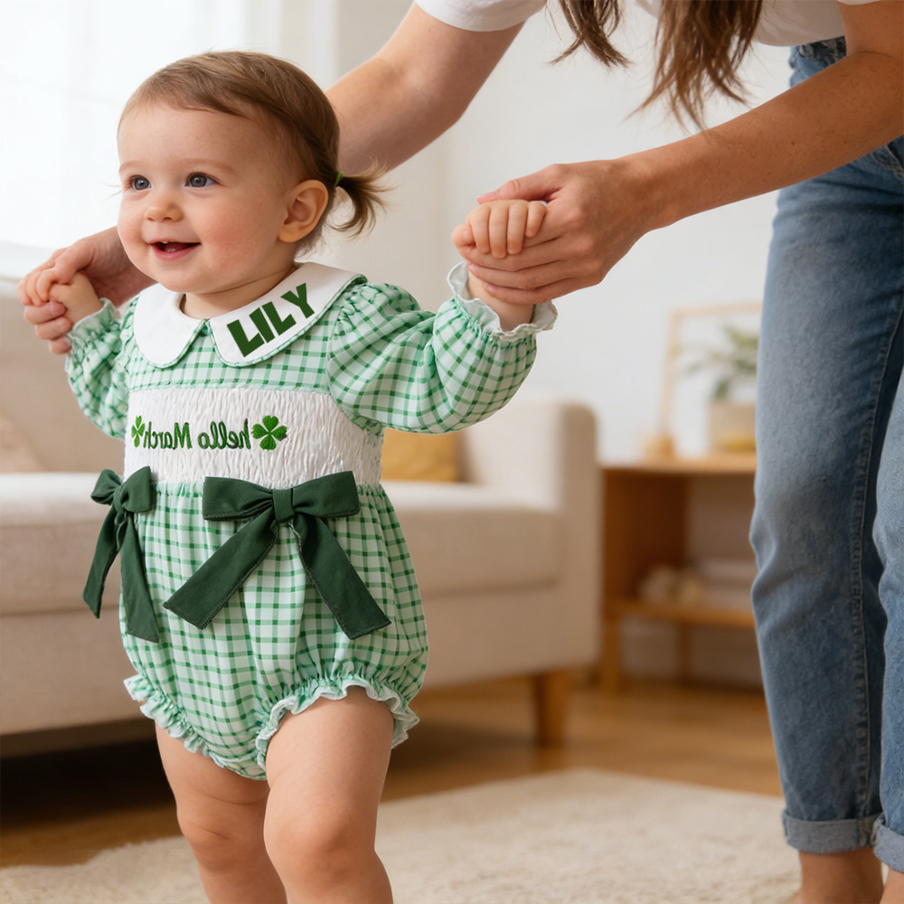 Personalized St. Patrick's Day Baby Outfit Set | CWBaby415