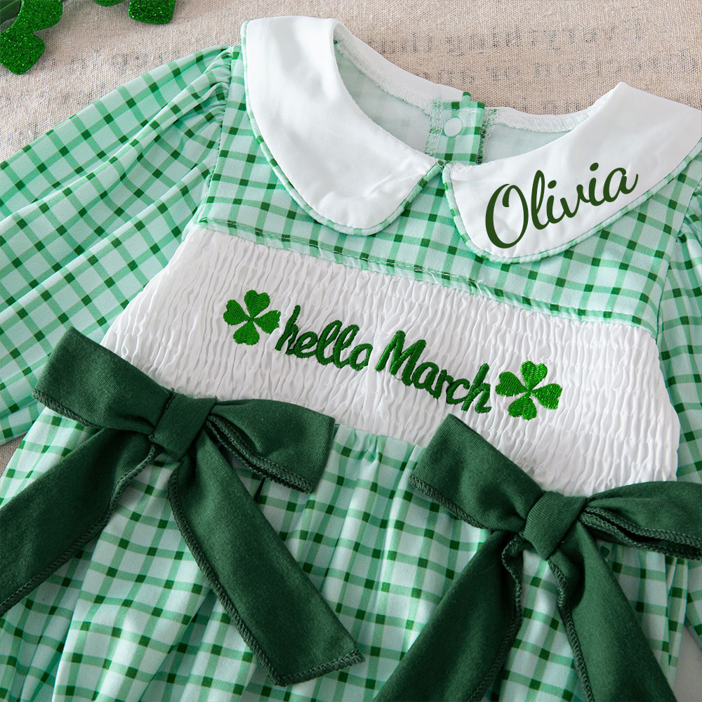 Personalized St. Patrick's Day Baby Outfit Set | CWBaby415