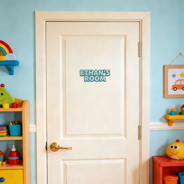 Personalized Bedroom Door Decoration Name Sign | CWBaby417