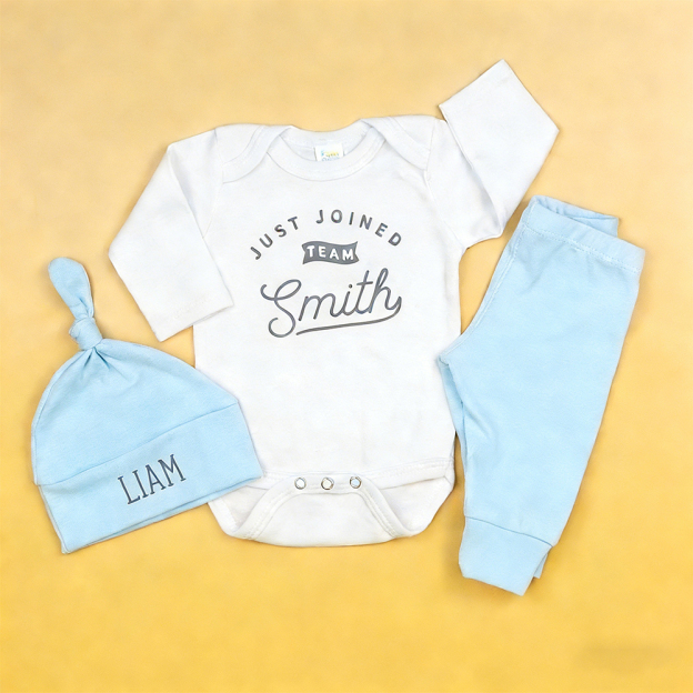 Personalized Baby Coming Home Romper Onesie Set | CWBaby123
