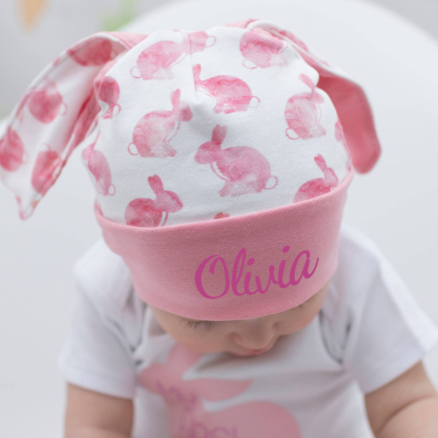 Personalized Baby Girl My First Easter Bunny Outfit | CWBaby439