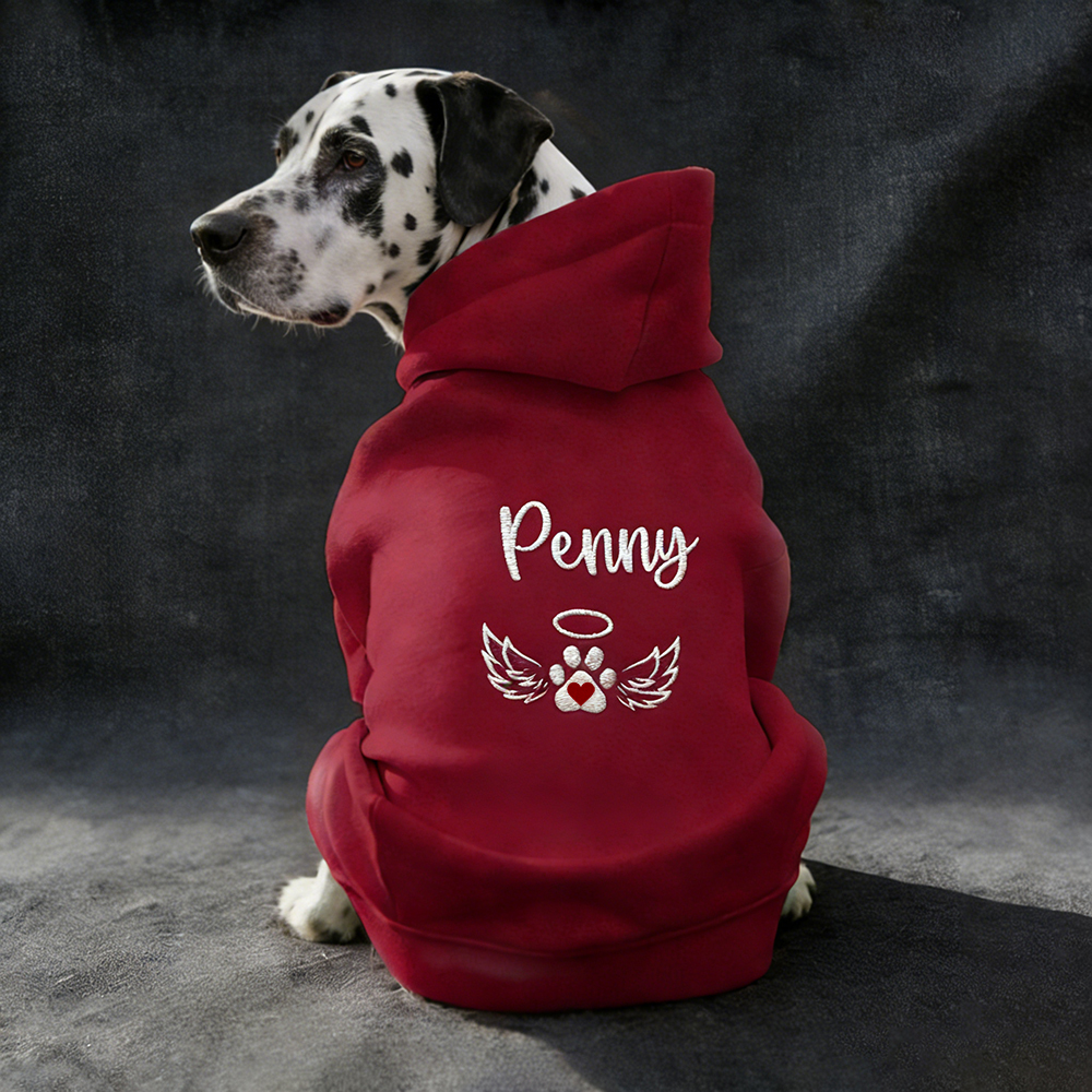 Personalized Embroidered Pet Comfortable Soft Hoodie | BKPet420