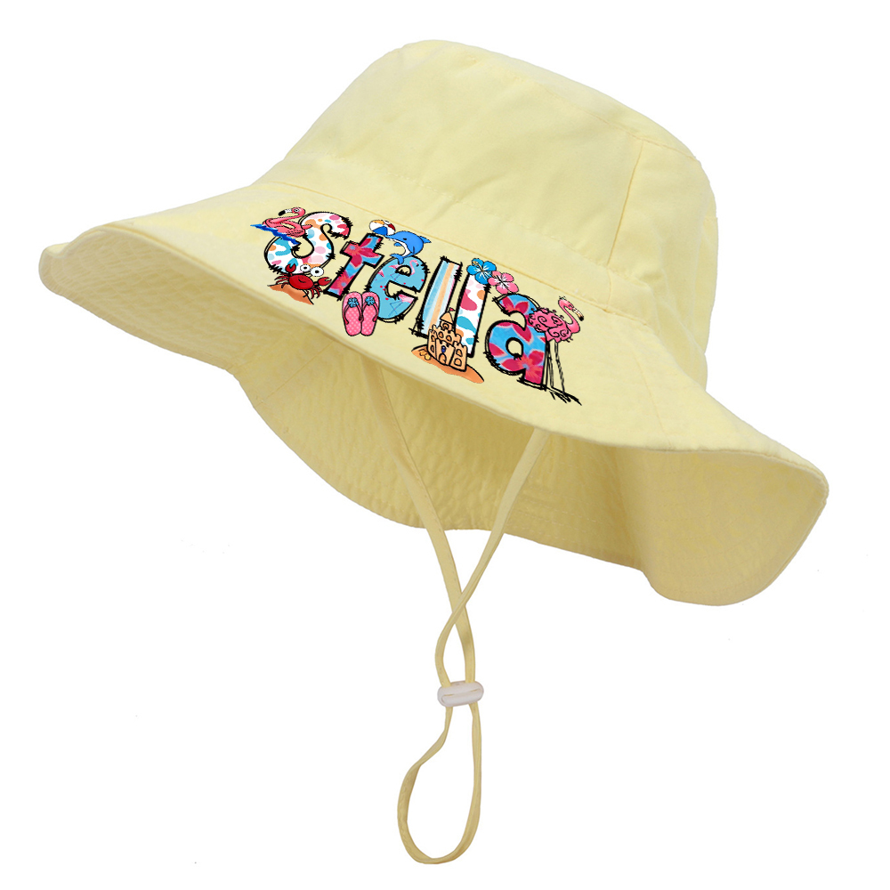 Personalized Cute Design Summer Bucket Hat for Comfort & Unique | CWBeach208
