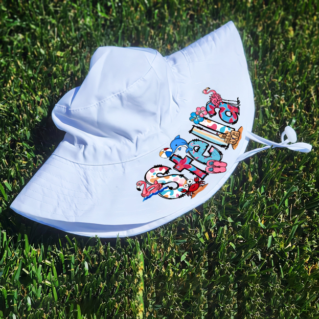 Personalized Cute Design Summer Bucket Hat for Comfort & Unique | CWBeach208