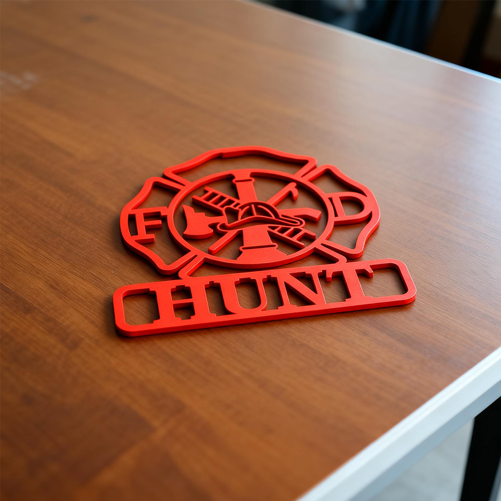 Personalized Firefighters Maltese Cross Door Sign | CWBaby448