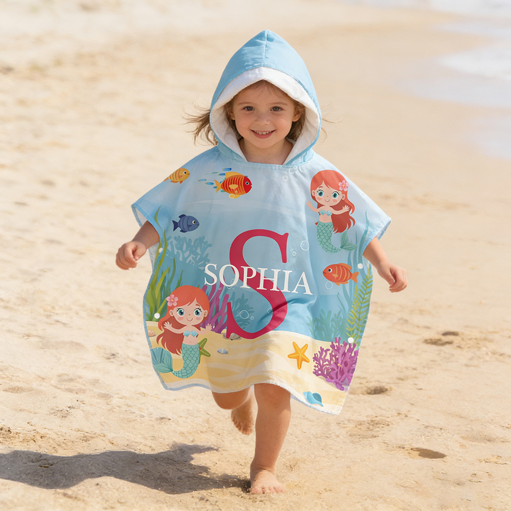 Personalized Hooded Beach Towel for Summer & Beach | CWHTowel46