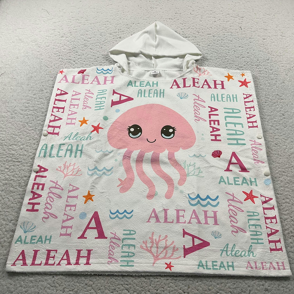 Personalized Hooded Beach Towel for Summer & Beach | CWHTowel47