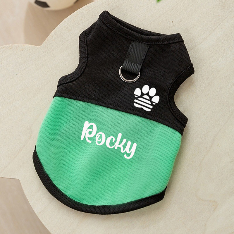 Personalized Pet Comfortable Breathable Mesh Vest | BKPet445