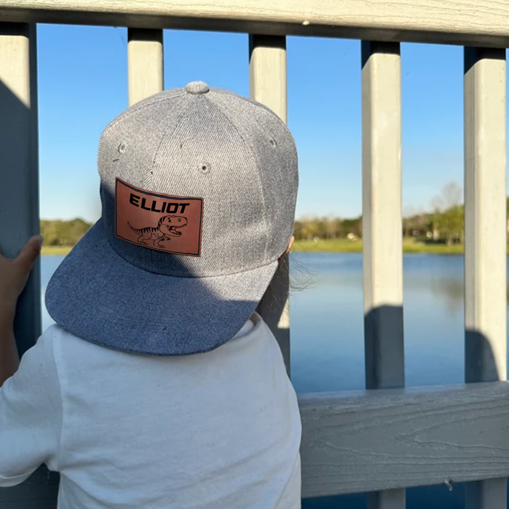 Personalized Leather Patch Tractor Hat for Comfort & Unique | CWBeach56