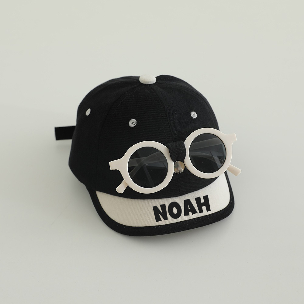 Personalized 2 in 1 Summer Baseball Hat with Sunglasses | CWBeach231