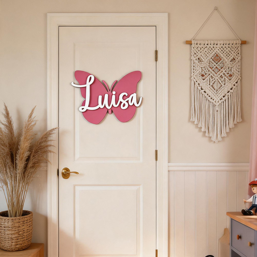 Personalized Kid's Bedroom Decoration Door Sign | CWBaby484