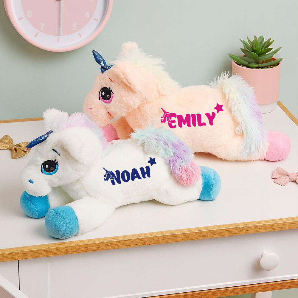 Personalized Kid's Lovely Soft Plush Unicorn Toy | CWToy188
