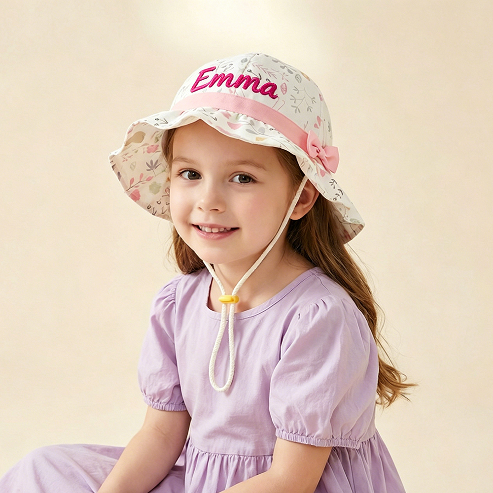 Personalized Embroidery Kids Bucket Hat | CWBeach237