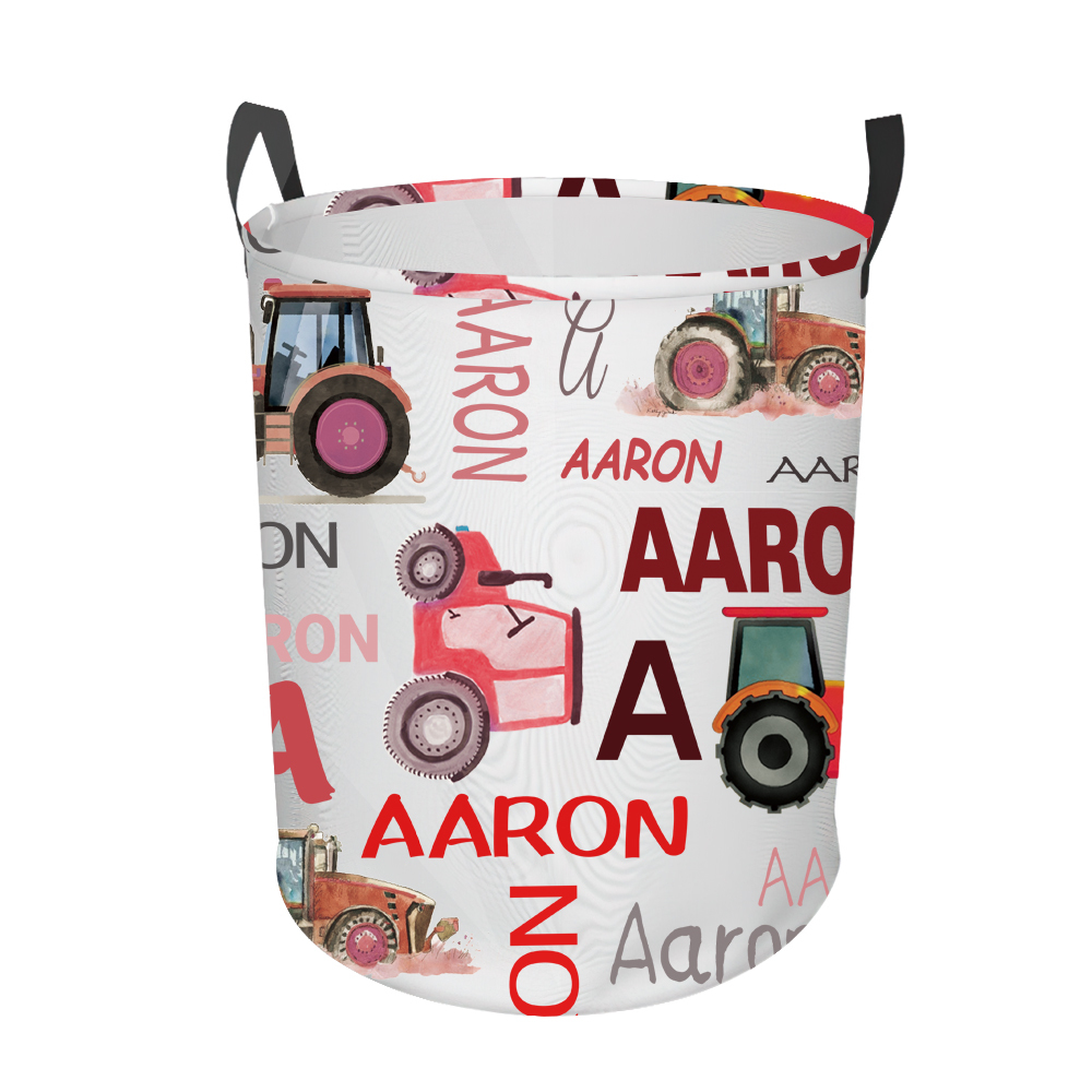 Personalized Laundry Collapsible Baskets with Handle | | CWBasket03