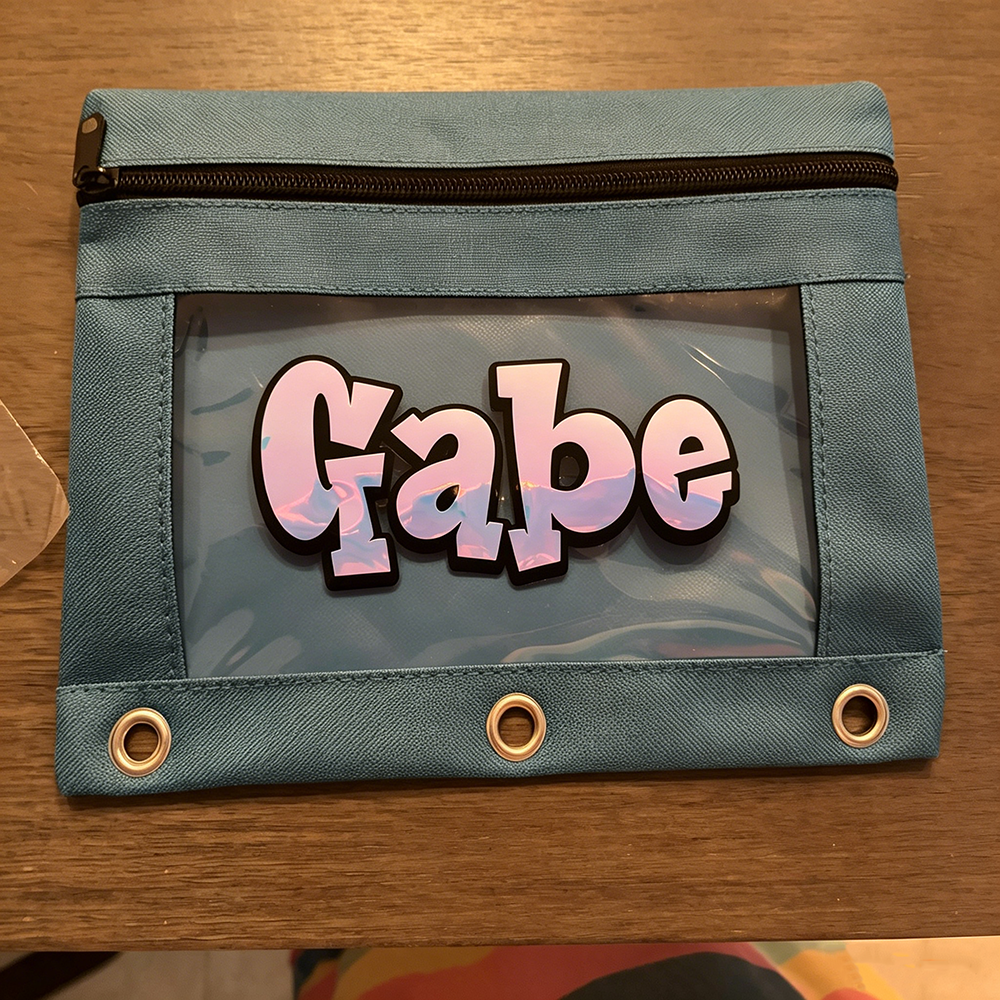 Personalized Custom Name Pencil Pouch | CWPack362