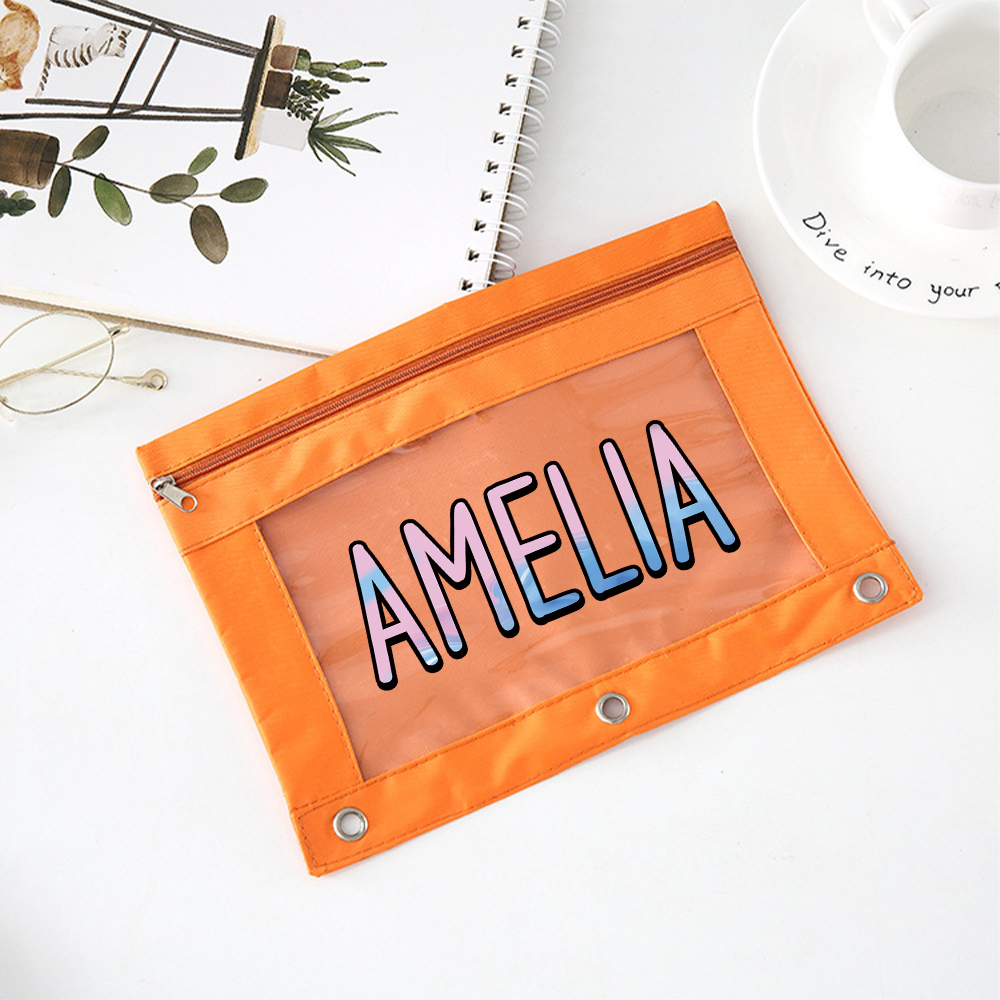Personalized Custom Name Pencil Pouch | CWPack362