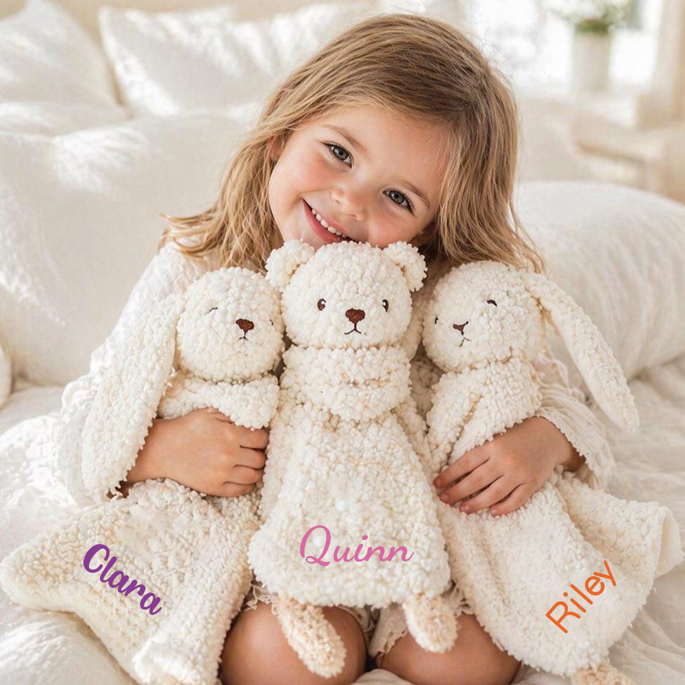 Personalized Lovely Bunny Baby Comfort Toy | CWToy191