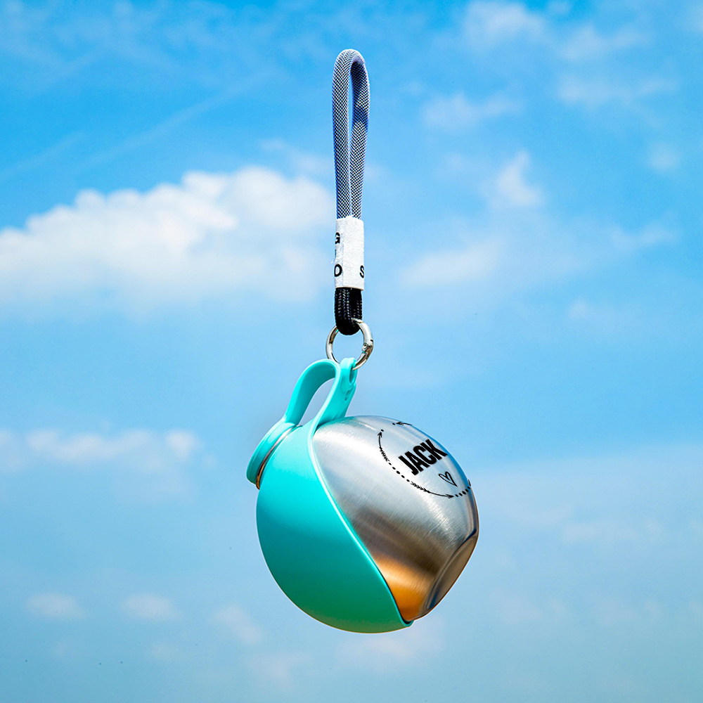 Personalized Spherical Portable Pet Water bottle | BKPet509