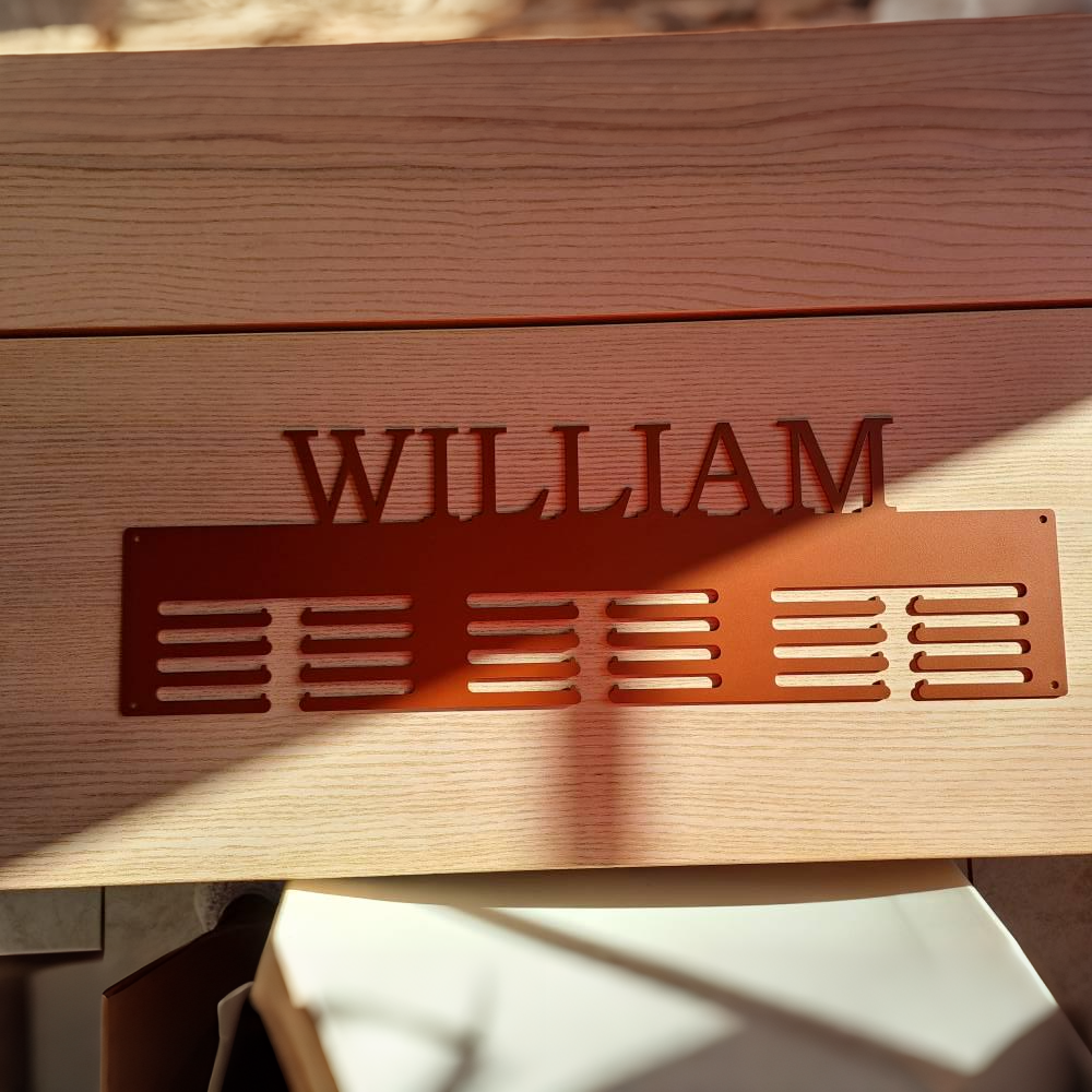 Personalized 3D Printed Medal Holder with Name | CWGift68