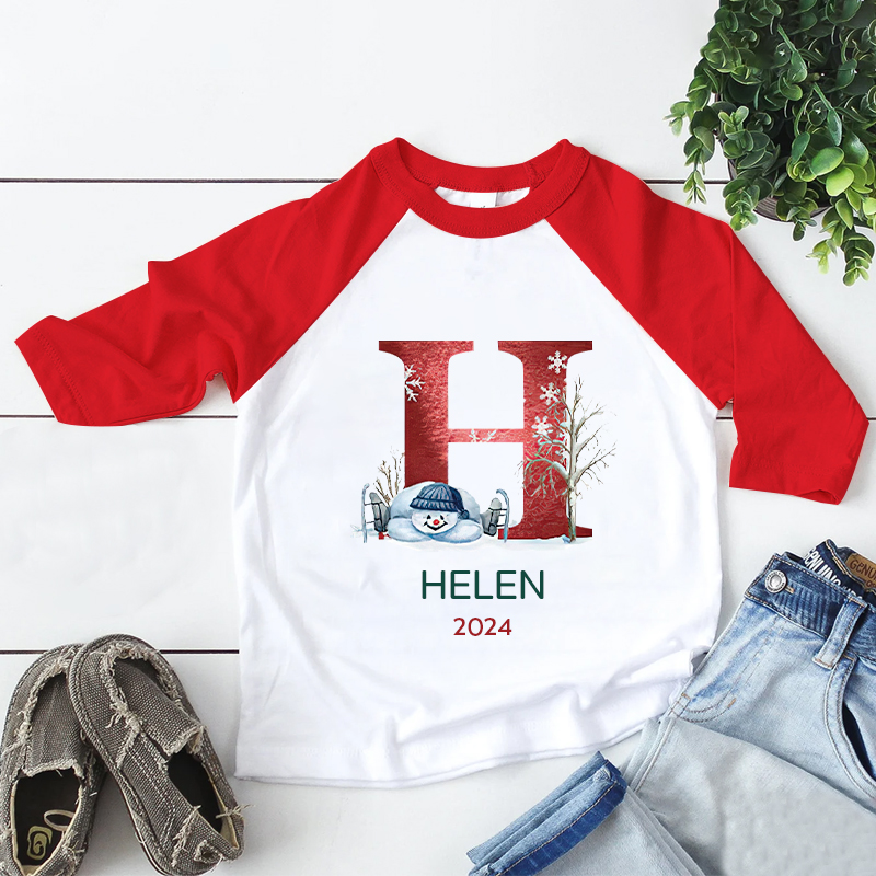 Personalized Kid Initial Cozy Soft Crewneck Sweatshirt | inSweatshirt71