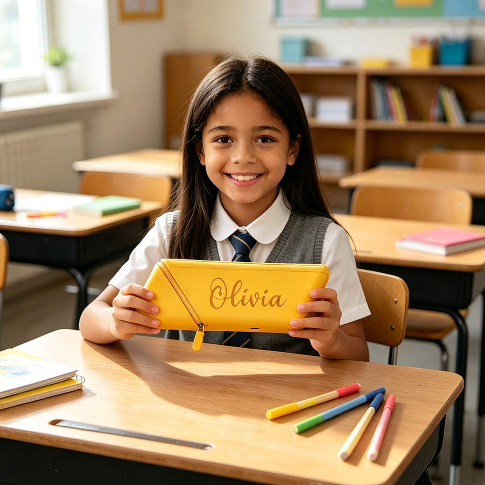 Personalized Kids Soft Silicone Stationery Case | CWPack373