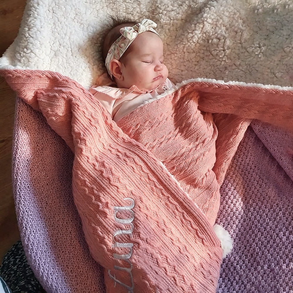 Personalized Embroidered Soft Fleece Baby Blanket | CWBaby80