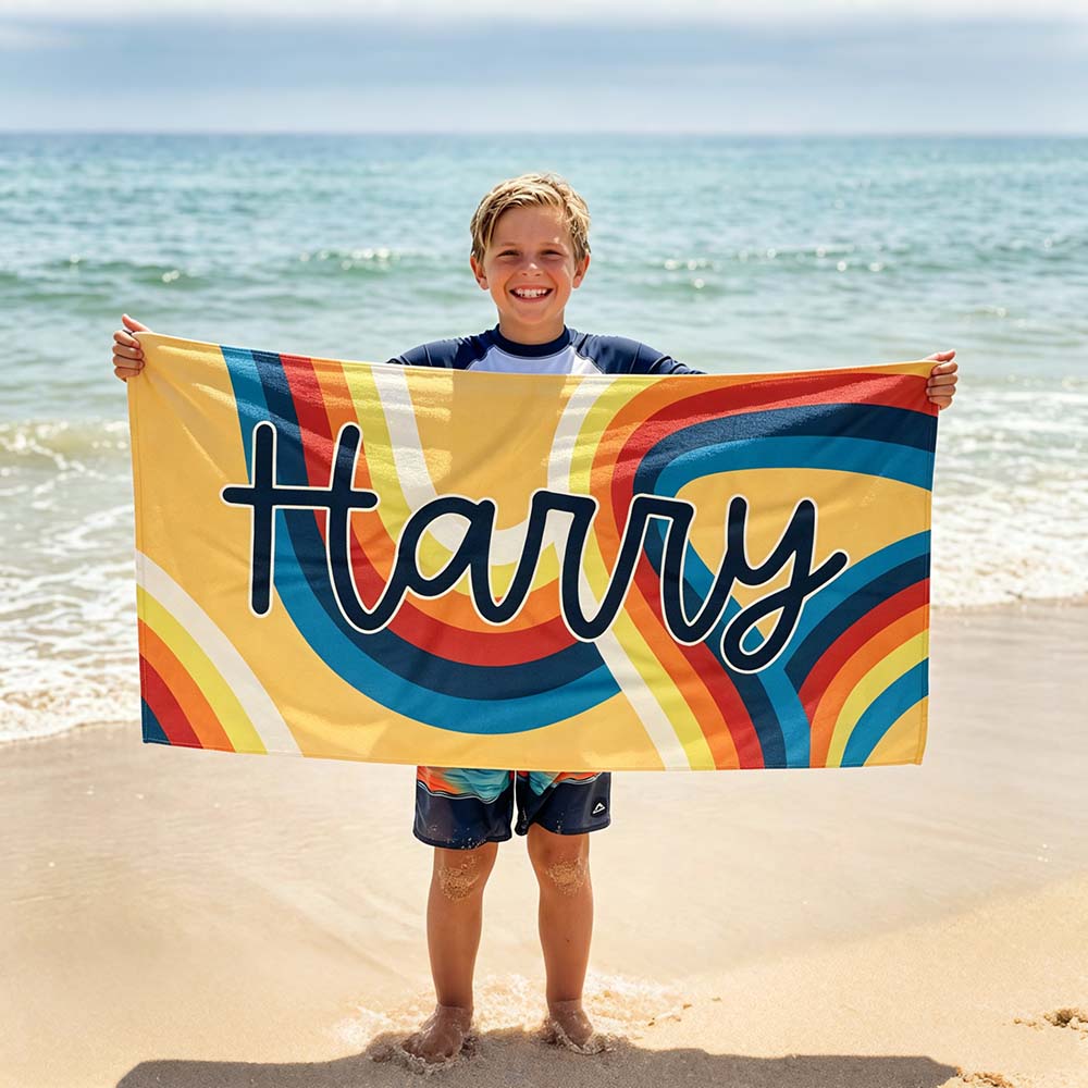 Personalized Lovely Kid Towel for Summer & Beach | CWTowel198
