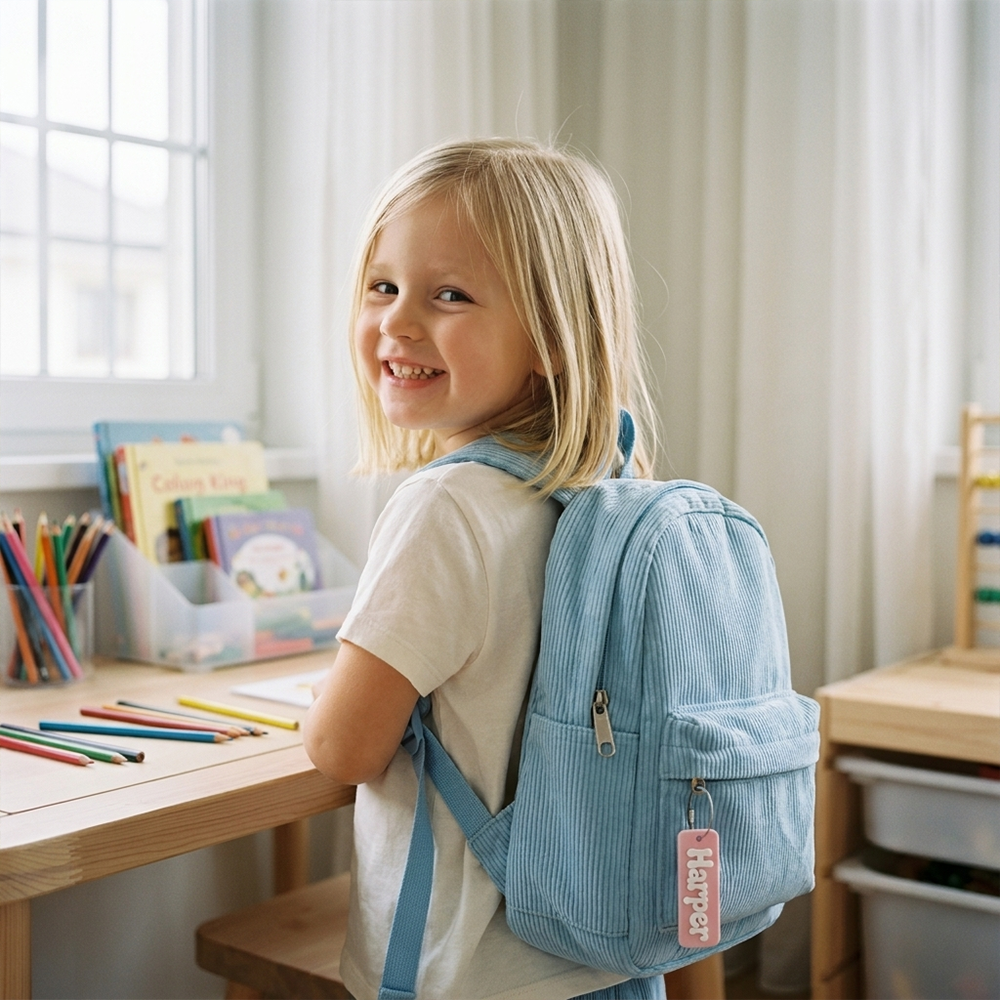 Personalized 3D Kid's Backpack Lunch Box Luggage Tags | CWGift19