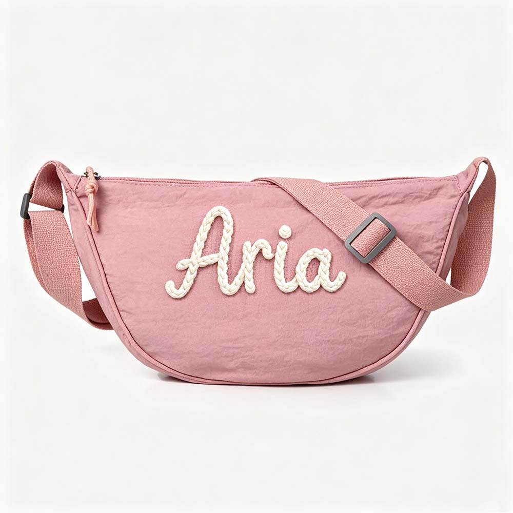 Personalized Hand-embroidered Kids Crossbody Bag | CWPack384